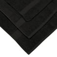 thumbnail image 4 of Mainstays 6 Piece 100% Cotton Towel Set, 2 Bath , 2 Hand and 2 Washcloths,Super Soft and Highly Absorbent Basic Solid Premium Towel Set, for Bathroom, Hotels, Spa and Gym – Black, 4 of 6