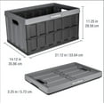 thumbnail image 3 of Bac de rangement empilable et pliable sans couvercle - 12 gal, 3 of 9