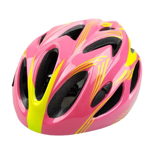 Soidarity Casco de bicicleta de PVC, equipo de protección para deportes, patinete, monopatín, ciclismo de carretera, cascos de seguridad para montar, patinar Rosado Soidarity OD022045-02