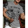 thumbnail image 2 of Gymish No Squatting Workout T-Shirt – Funny Gym Shirt for Men, Lifting Tee, Deadlift T-Shirt, Men’s Workout Top, Athletic Gym Wear, Gym Clothes for Men, 2 of 5
