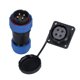 thumbnail image 2 of Conector impermeable cuadrado de 4 orificios IP68, toma de corriente de aviación, 380 V, 45 A, para cable, cable SP284, 2 of 12