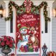 thumbnail image 1 of Christmas Door Cover Decoration Santa Claus Gift Delivery Door Cover Holiday Party Feeling Background, 1 of 7