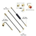thumbnail image 3 of 7-Pcs Pressure Washer Extension Wand Set, Stainless Steel Water Pipe Extension Rods Kit, 1/4" NPT, 3 of 5