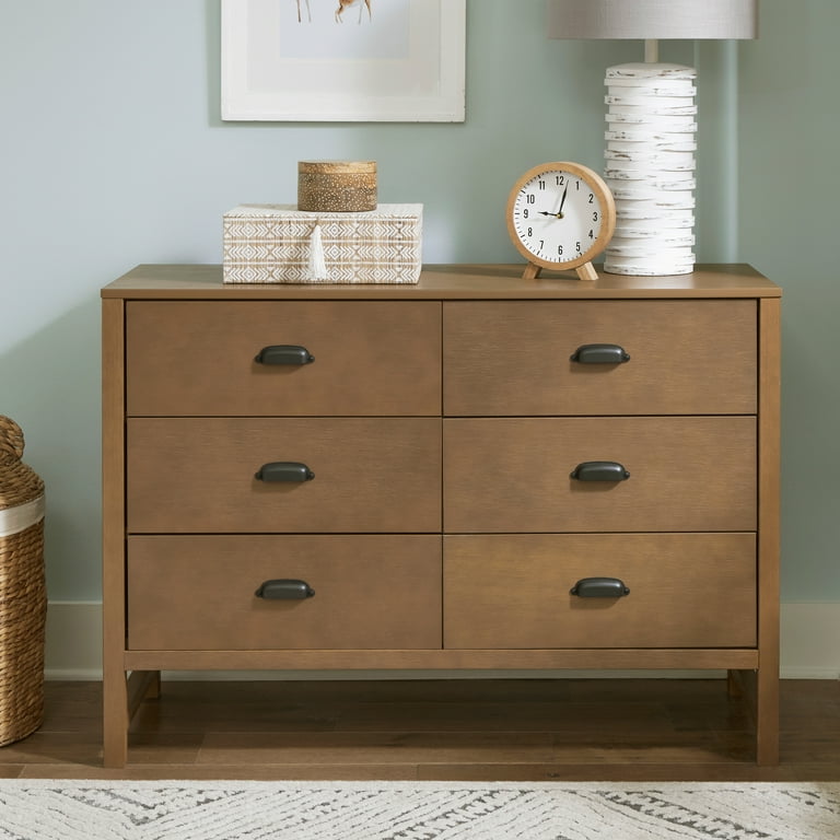 DaVinci Fairway 6-Drawer Double Dresser in Stablewood - Walmart.com