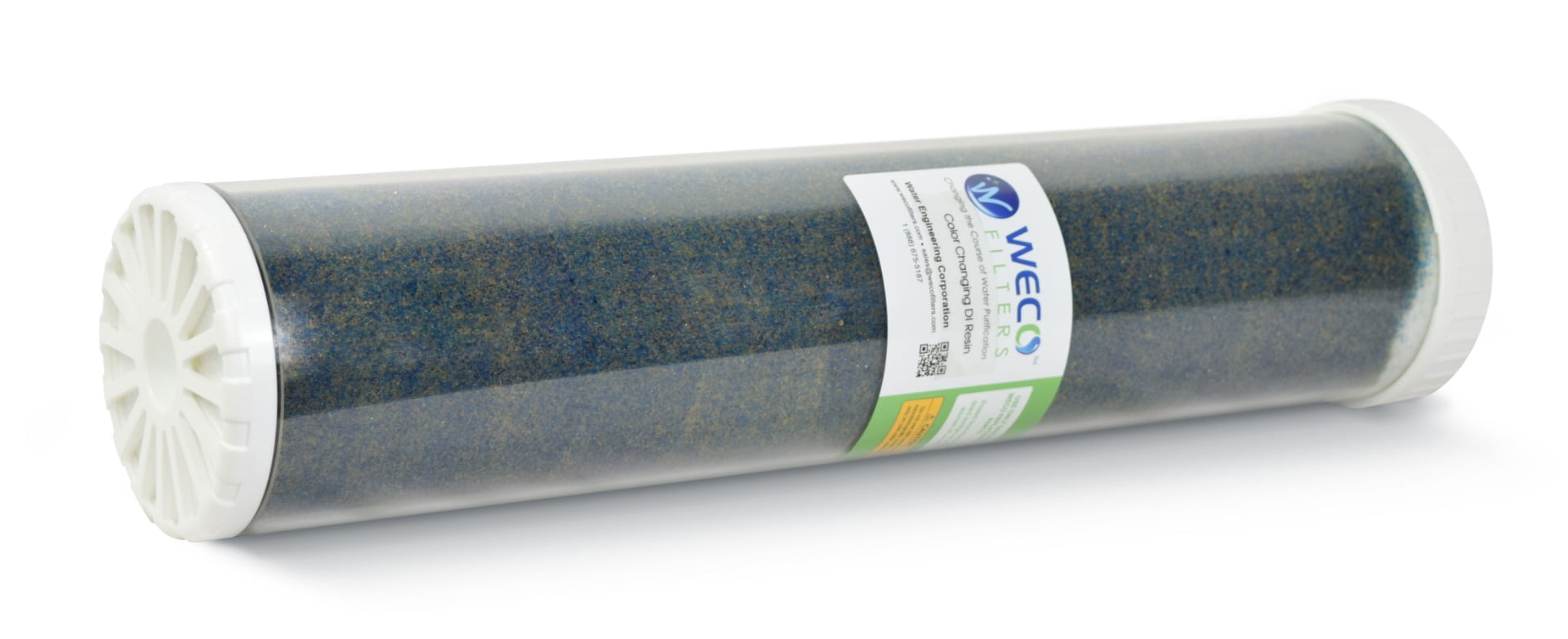 WECO Color Changing Deionizing Mixed Resin (DI) 4-1/2" x 20" Cartridge DI-2045-CLX