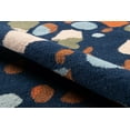 thumbnail image 4 of Momeni Abstract Contemporary Area Rugs, Blue, 4 of 7