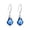 Blue, variant on Fashion Imitation Crystal Baroque Maple Leaf Earrings, Sparkling Drop Earrings for Women