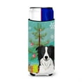 thumbnail image 1 of Koozies para latas delgadas Caroline's Treasures, Christmas Tree y Border Collie, BB1613MUK, 1 of 1