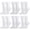 White, variant on 6 Pairs Womens Ruffle Socks, Cute Lace Socks with Bowties, Comfortable Frilly Socks, Lettuce Socks, Princess Style Dress Crew Socks Lolita Gift for Ladies Girls, White and Black