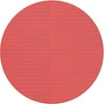 thumbnail image 1 of Ahgly Company Tapis Rond Lavable en Machine Intérieur Transitionnel Rouge, 3 Pieds Rond, 1 of 7