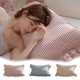 thumbnail image 1 of Funda de almohada de algodón antideslizante que no se desprende | Algodón suave y transpirable sin mezclar | Borde de volante | Ajuste universal | Doble correa reforzada | Cuidado Fácil Sin Hierro |, 1 of 5