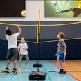 thumbnail image 4 of CROSSNET Indoor Base Set for Four Square Volleyball Inside Gym Game Play, 4 Pack, 4 of 9