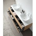 thumbnail image 3 of Sintra 72" Whitewash Oak Wall Mount Bathroom Vanity, 3 of 12