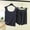 Gray, variant on Blmnix Women Pajamas Plus Size Pajamas Modal Pajamas Sleepwear Sets Short Pajama Square Neckline Sleeveless Blue Cropped 100% Cotton Pajamas for Women,L