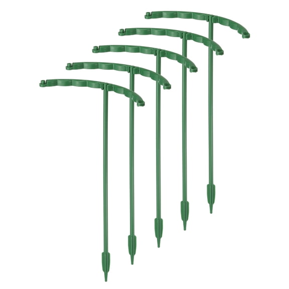 Uxcell Garden Plant Support Stake Plant Cage 5.7 Inch Wide x 9.8 Inch High, Green, 8 Pack