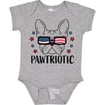 thumbnail image 3 of Inktastic Pawtriotic with French Bulldog  in American Flag Sunglasses Boys or Girls Baby Bodysuit, 3 of 5