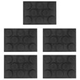 thumbnail image 1 of 5X Formas de Pan de Hamburguesa de Silicona Moldes de PanaderíA Perforados Hojas Antiadherentes para Hornear TamañO de Medio Molde, 1 of 8