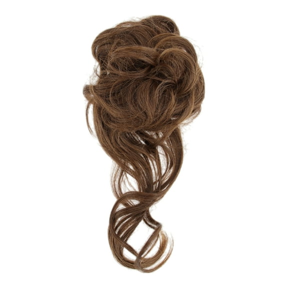 Unique Bargains 1 Pc Nature Long Hair Wig hair clip for Women 9.84inch Light Brown