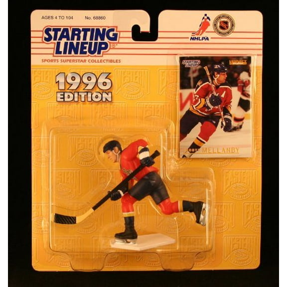 Starting Lineup Scott MELLANBY / Florida Panthers 1996 NHL Action Figure & Exclusive Collector Skybox Trading Card