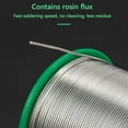 thumbnail image 3 of Lead Free Solder Wire 50g - 0.8mm Soldering Wire with Rosin Core Solder Solder Flux Sn99.3 Cu0.7 - Electronic Solder for Electrical Soldering Welder Welding Tools, 3 of 10