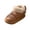Khaki, variant on Winter Slippers for Women Closed Toe Warm Puffer Down Booties Fluffy Faux Fur Collar Thick Sherpa Lined Indoor Outdoor Anti-Slip Sole Snow Bedroom House Shoes