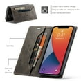 thumbnail image 4 of iPhone 12 Pro Max Case, Dteck Leather Flip Wallet Case with RFID Blocking Card Slot Magnetic Closure Folio Phone Case for Apple iPhone 12 Pro Max 6.7 inch 2020, Coffee, 4 of 10