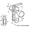 thumbnail image 2 of Tulip Knob Latch, 1-3/4 in. Mounting Holes, Aluminum, 2 of 4