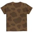 thumbnail image 2 of Halloween Brown Chocolate Milk Cow Costume All Over Youth T Shirt, 2 of 2