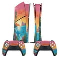 thumbnail image 2 of Island, Beautiful, Sunset PS5/PS5 Slim Digital Disc Skin Sticker For Console And Controller Skins, 2 of 7