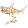 thumbnail image 1 of Build Your Own 3D Wooden Assembly Puzzle Wood Craft Kit Shark Model, 1 of 6
