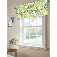 thumbnail image 6 of Lemon Fruit Curtain Valances for Windows, Spring Pastoral Floral Countryside Plants Kitchen Valance Window Treatment, Light Filtering Block Curtains for Bathroom/Bedroom/Living Room 60'' x 18'', 6 of 9