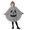 #3 Grey, variant on Krdevn Kids Halloween Hooded Cape, Funny Pumpkin Face Cosplay Poncho Costume for Party Dress‑Up,10-12 Years