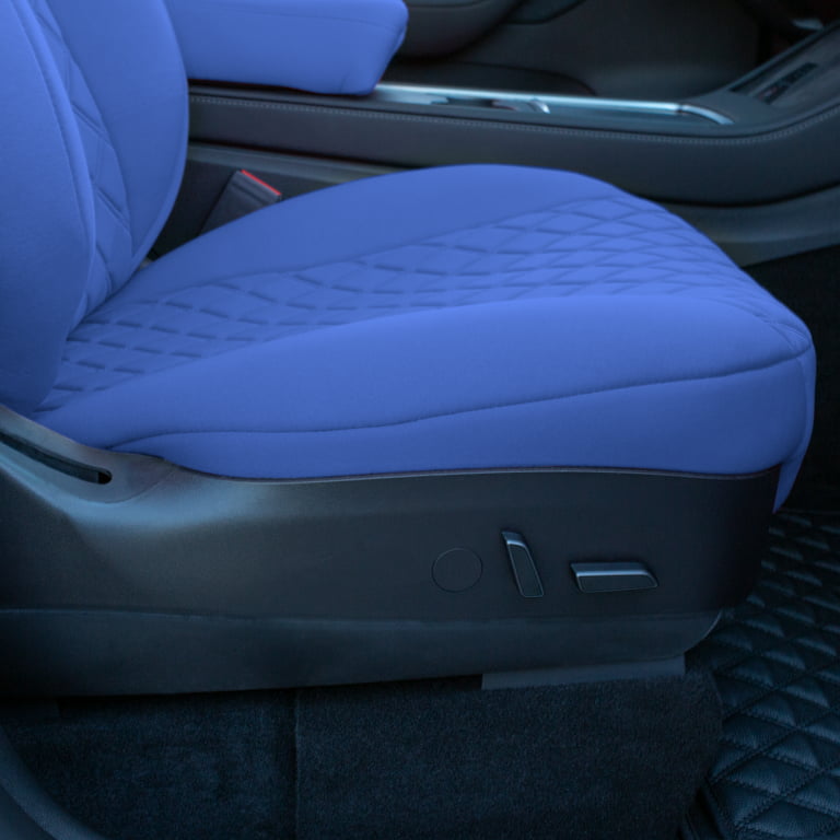 TLH Blue Front Set Neoprene Custom Fit Seat Covers for 2020 - 2024