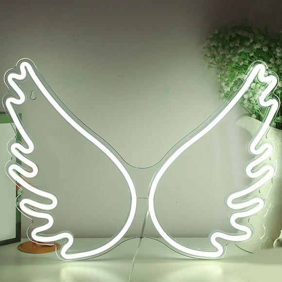Meitianfacai LED Neon Lights Net Red Room Decoration Christmas Lights Bedroom Decoration Ins Lights Angel