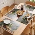 thumbnail image 5 of Country Daisy Flowers Placemats Set of 12, Oil Painting Floral Straw Hat Non-Slip Place Mats Washable Table Mats for Kitchen Dining Table Decorations Indoor/Outdoor, 5 of 9