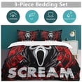 thumbnail image 5 of Ghost-Face Kids Bedding 3 Piece Queen Size Kids Bed Duvet Cover with Pillowcases, 5 of 7