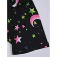 thumbnail image 3 of WIBACKER 3-12Y Girls 2-Piece Pajamas 3D Moon Unicorn Printed Short Sleeve Cool Summer PJ Set Kids Sleepwear, 3 of 4