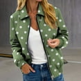 thumbnail image 2 of iHPH7 Lightweight Jacket Women Womens Jacket Collared Jacket Women's Outerwear Zip Up Jackets for Women Going Out Jackets for Women Fall Clothes Light Green M, 2 of 4