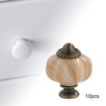 thumbnail image 3 of 10 Pieces Vintage Style Acrylic Drawer Pull Handle Single Hole Knobs for Cupboard, Cabinets, Closet, Door, Wardrobe, Furniture Accessories Soledad tirador del cajón, 3 of 7