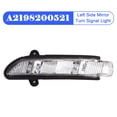 thumbnail image 1 of Left Side Mirror Turn Signal Light for Mercedes-Benz W216 W221 W211 A2198200521, 1 of 11