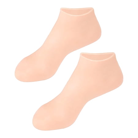 Soft Silic Socks for Cracked Feet Sleeves Toe Socks Heel Protection