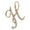 Gold7, variant on Gold Brooches for Women 1Pc Crystal 26 English Letters Brooch Pin Couple Memorial Jewelry Love Gifts