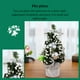 thumbnail image 4 of Moyic Dormitorio PVC Navidad temática Artificial Mini árbol Hotel portátil de Navidad estante mesita de noche decoración regalo de cumpleaños Kits de decoración para fiestas A-S04 Moyic  HA069269-01, 4 of 6