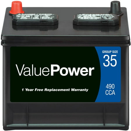 ValuePower Lead Acid Automotive Battery, Group 35 (Best Car Battery For Toyota Corolla)
