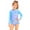 PDDF25011-2, variant on 3-8T Toddler/Little Girls Light Blue Rainbow Mermaid Scales Rashguard Swimsuit Set 5-6T