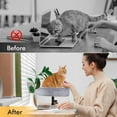 thumbnail image 2 of Cama de escritorio para gatos Chumajor, giratoria de 360° y ajustable, soporte de 20 kg, 2 of 9