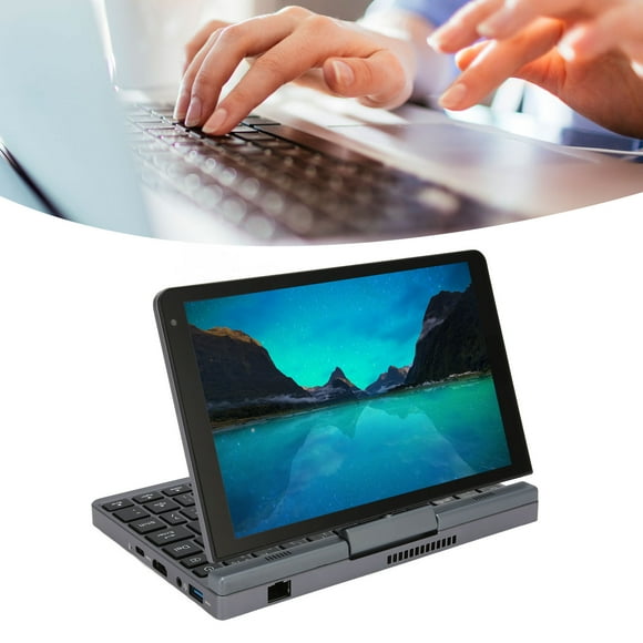 8 Inch Touch Screen Mini Laptop, LPDDR5 12GB RAM Alder Lake Processor 180 Flip Mini Laptop Computer with Stylus for  10 11