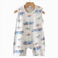 thumbnail image 4 of UAYOTSE Infant Boy 3M 6M 12M Classic Romper Short Sleeve Collared One Piece Jumpsuit Outfit,Sizes 0-6 Months, 4 of 4