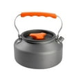 thumbnail image 4 of Camping Water Kettle, Outdoor Water Boiler Stoves Pot Cookware Lightweight Teakettle Teapot Coffee Pot for Camp Fishing Campfire Backpack Travel 1.1L 15.5x6cm, 4 of 8