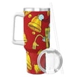 thumbnail image 2 of Pofeuu SpongeBob SquarePants Tasse à Glace en Acier Inoxydable 40OZ avec Poignée et Paille pour Plage/voyage, 2 of 8